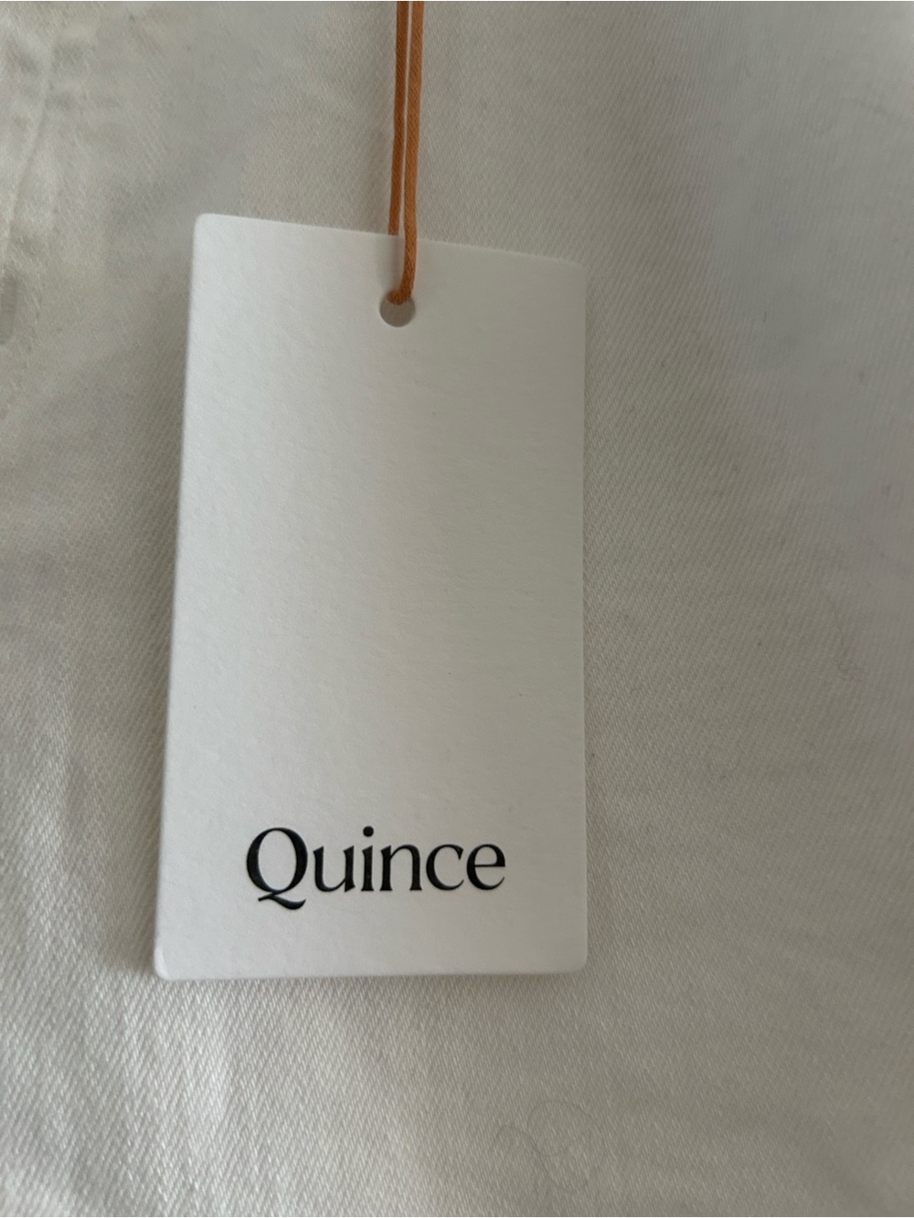 Quince White Wide-Leg Women’s Jeans - Picture 3 of 9